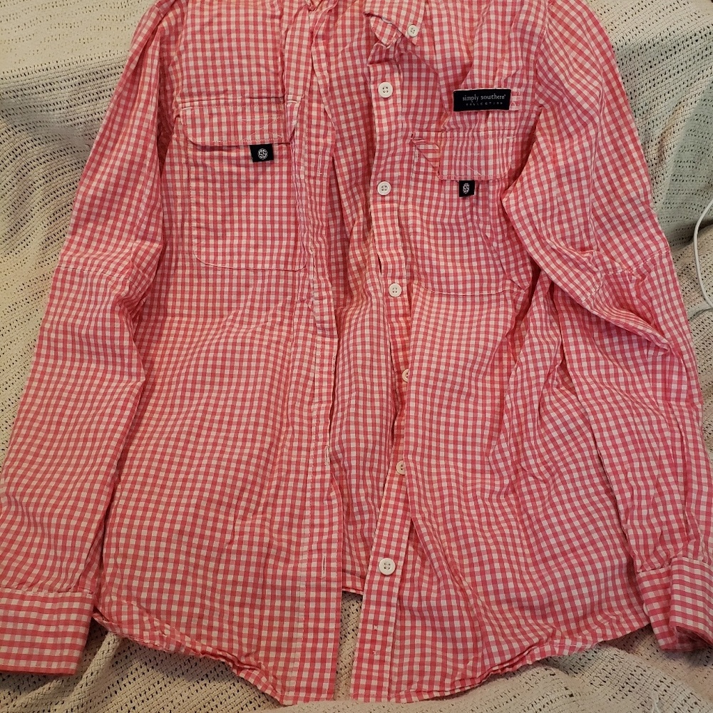 Simply southern button up shirt